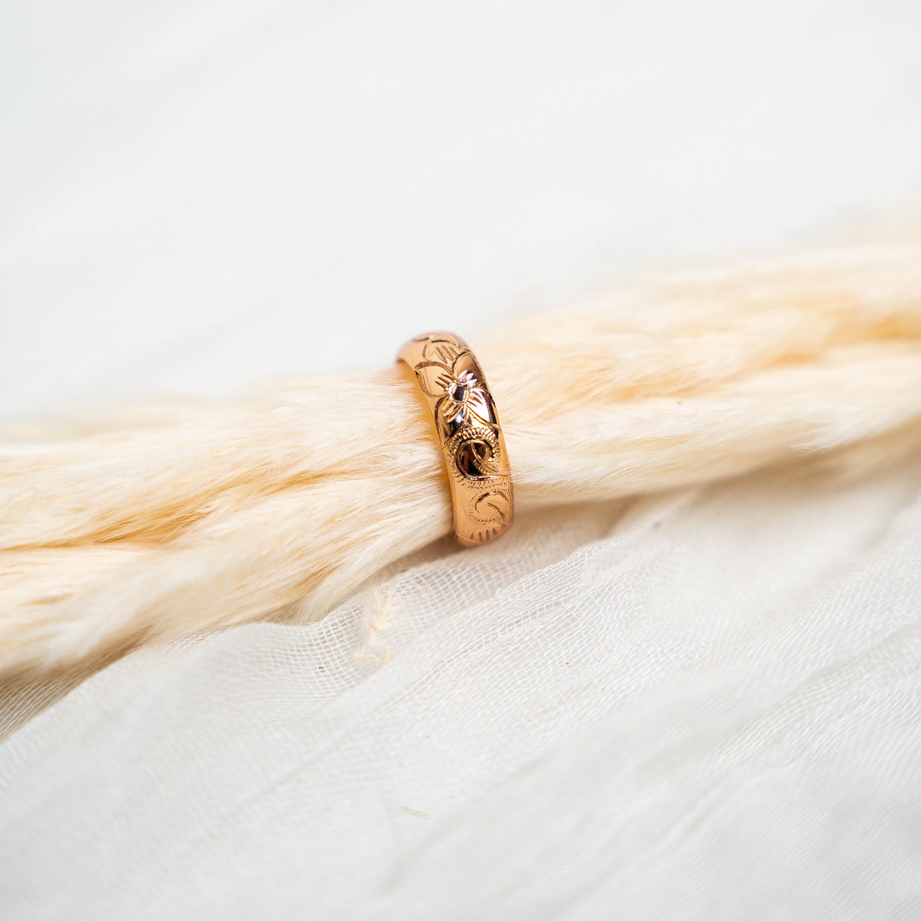 Harma Jewelry I Am Rooted in Grace Heirloom Ring - everyday minimalist 18K gold plated rings for women
