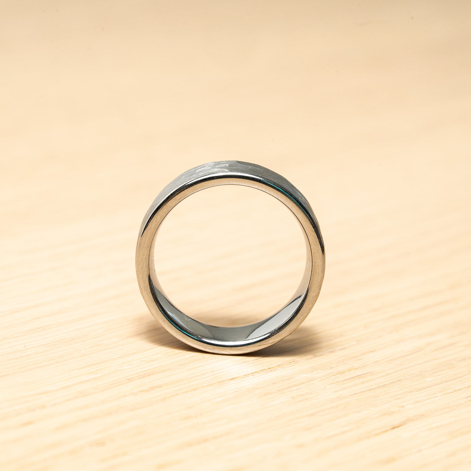 Tungsten Ring-Men Hammered - HARMA