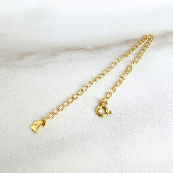 harma jewelry gold plated essential chain extender