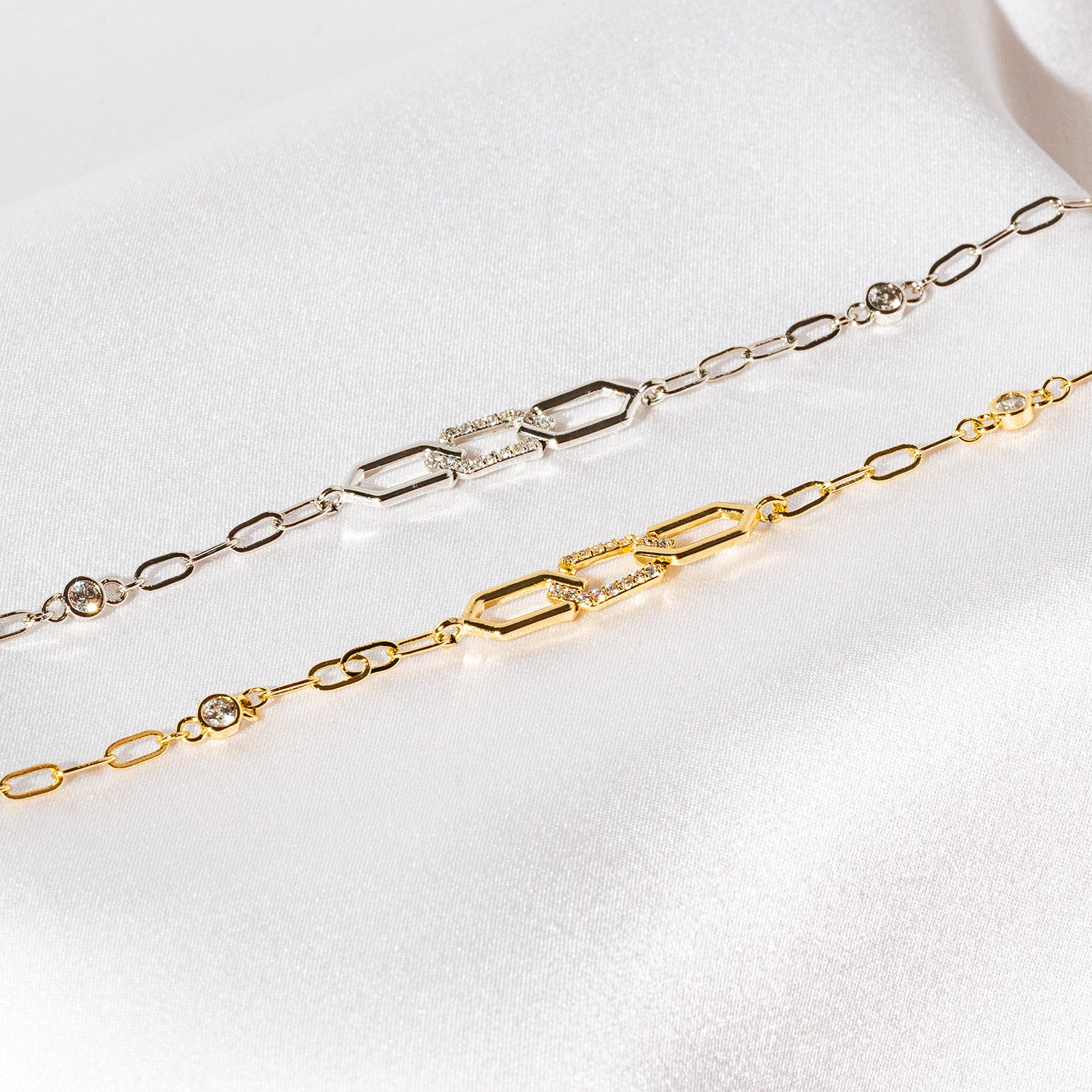 Harma Jewelry Honeycomb Radiance Bracelet - faith-inspired 18K gold plated bracelet for women