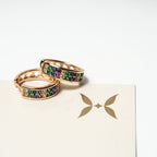 Harma Jewelry Vibrant Fusion Hoop Earrings