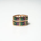 Harma Jewelry Vibrant Fusion Hoop Earrings