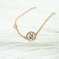 Harma Jewelry Find Your Way Compass Bracelet - everyday minimalist 18K gold plated bracelet for women