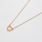 Harma Jewelry Nurture Heart in Heart Necklace - everyday minimalist 18K gold plated necklace for women