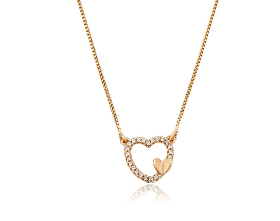 Harma Nurture Heart in Heart Necklace 
