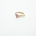 Gentle Glow PINK Zirconia Droplet Ring - HARMA