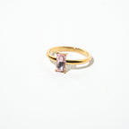 Quiet Strength Emerald Cut PINK Ring - HARMA