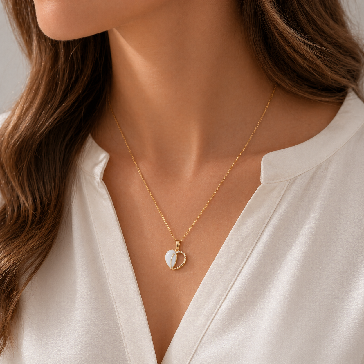 Harma_Radiant_Harmony_Heart_Necklace gold plated 14k