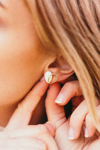 Harma jewelry Radiant Harmony Heart Studs