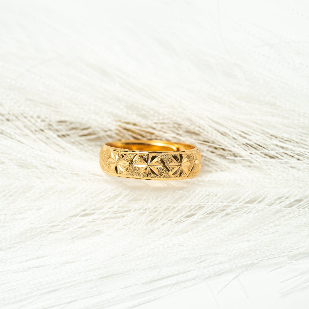 Timeless Bands – 24K Gold-Plated Adjustable Rings - HARMA