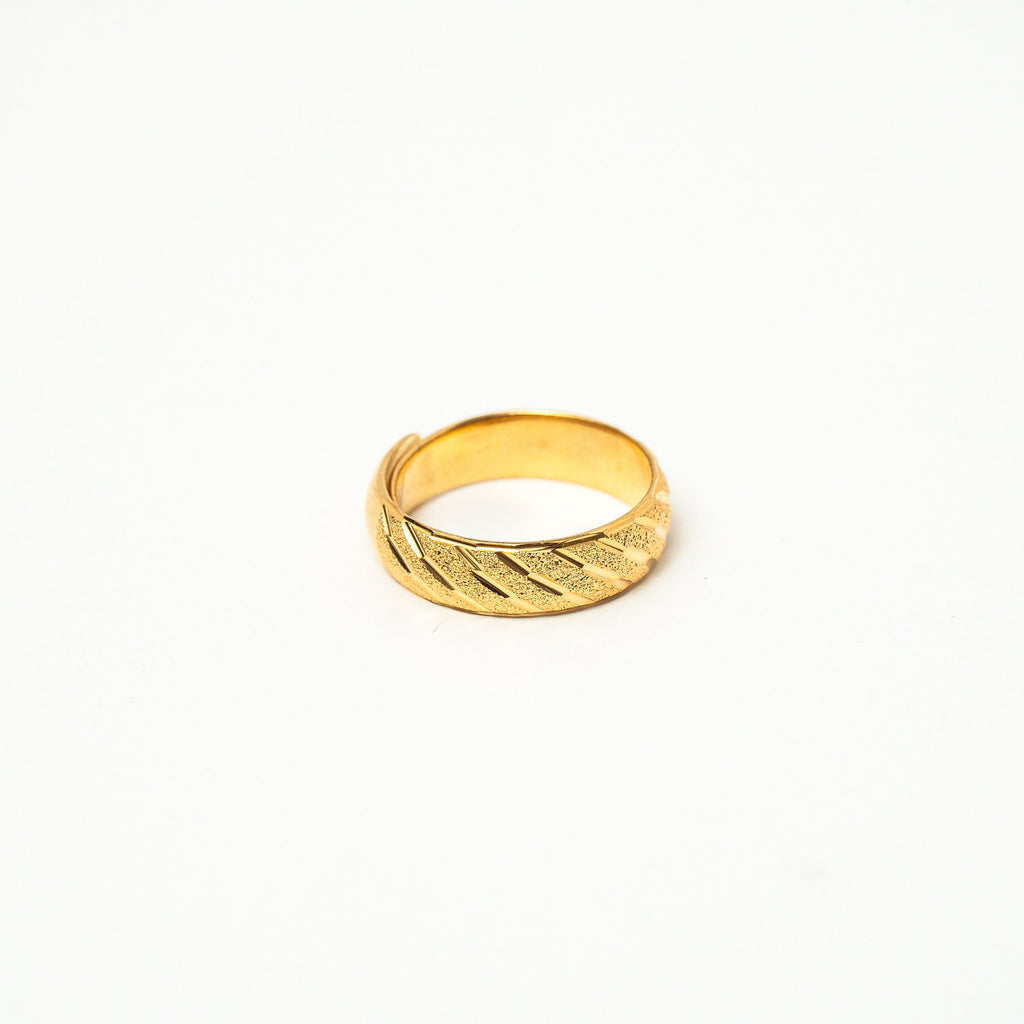 Timeless Bands – 24K Gold-Plated Adjustable Rings