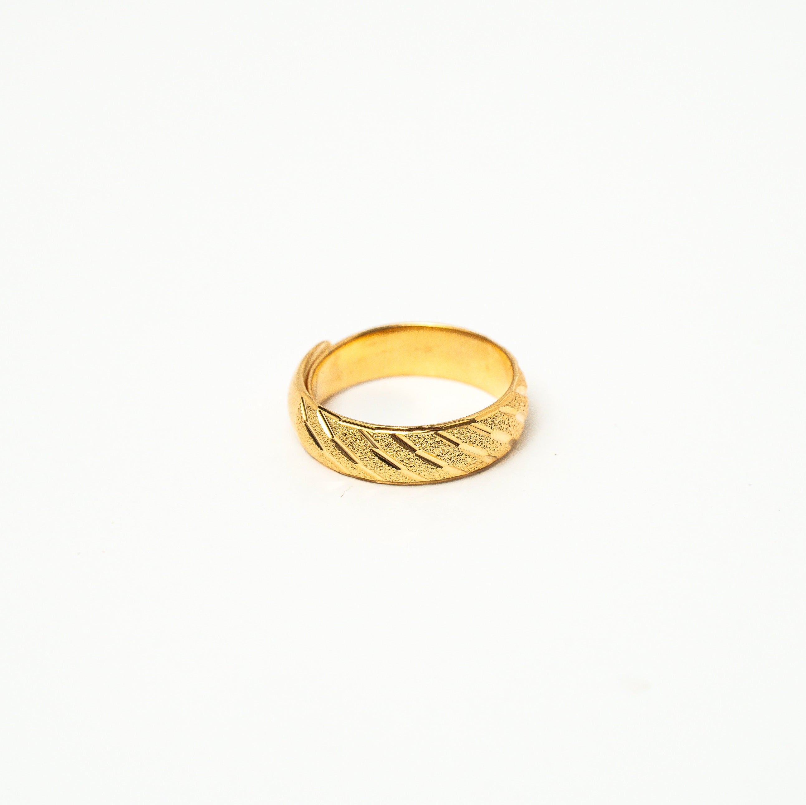 Timeless Bands – 24K Gold-Plated Adjustable Rings