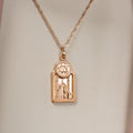 Harma Jewelry Holy Mosque Allah Necklace - faith-inspired 18K gold plated necklace for women. Harma jewelry divine Holy Mosque Allah Necklace Gold Plated 18k.