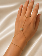 Dazzling Bloom Hand Chain