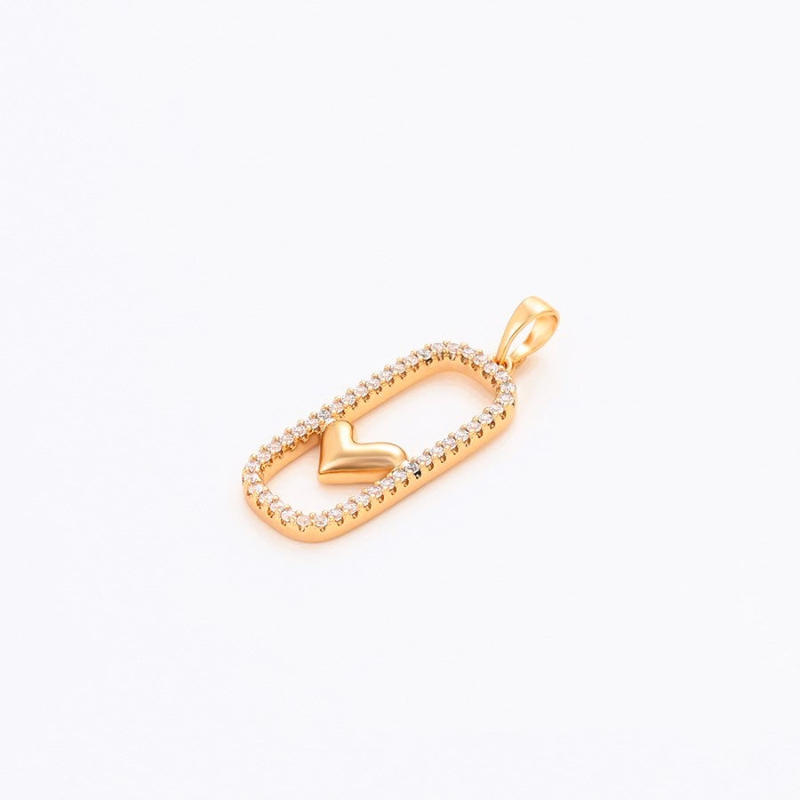 Harma jewelry 18k gold plated Selfless Love Zirconia Necklace