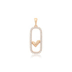 Harma jewelry 18k gold plated Selfless Love Zirconia Necklace