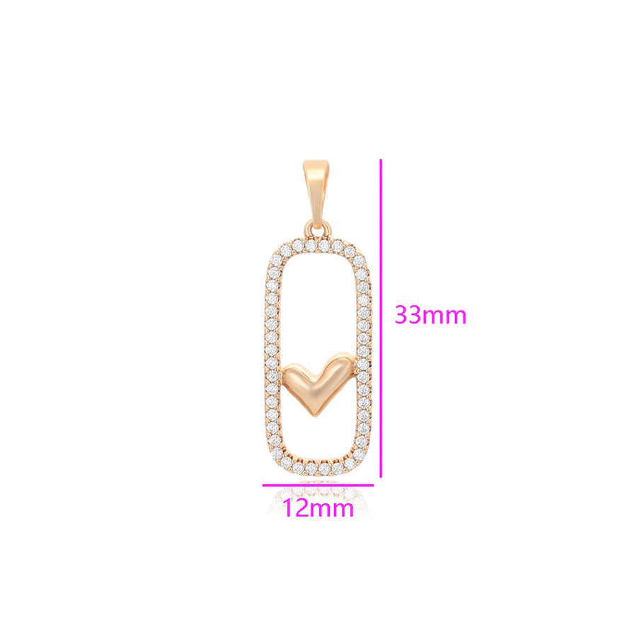 Harma jewelry 18k gold plated Selfless Love Zirconia Necklace