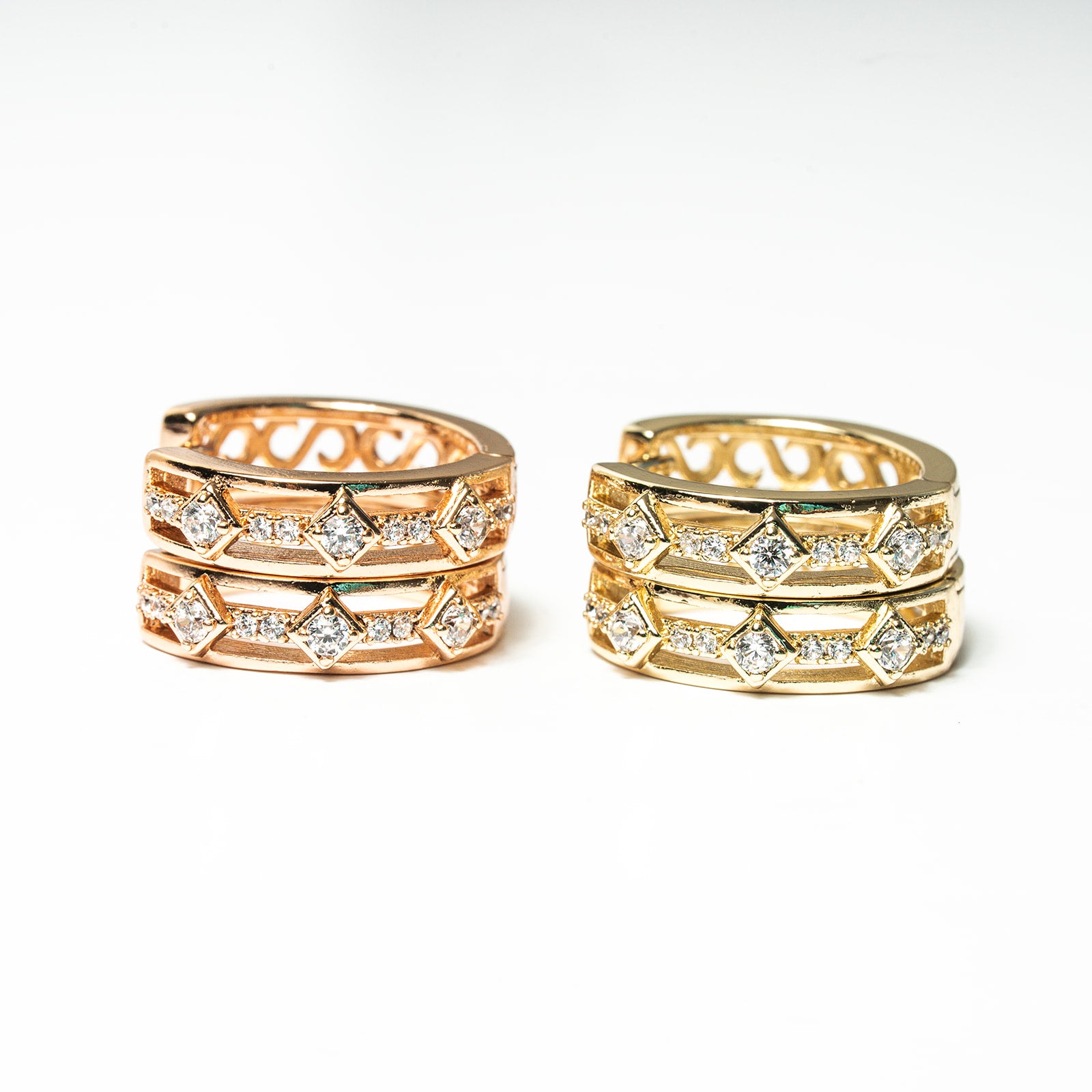 Solstice Spark Hoop Earrings