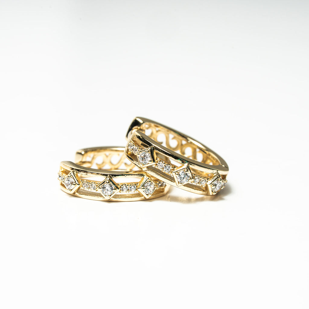 Solstice Spark Hoop Earrings