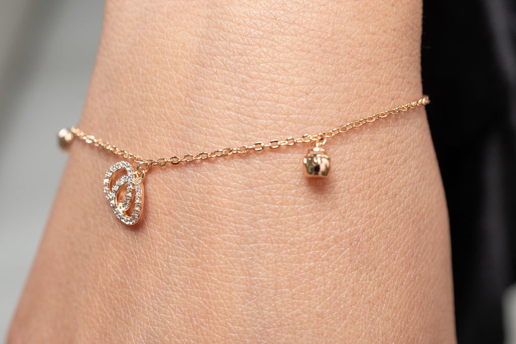 harma jewelry 14k gold plated divine collection Body and Mind Harmony Bracelet