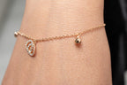 harma jewelry 14k gold plated divine collection Body and Mind Harmony Bracelet