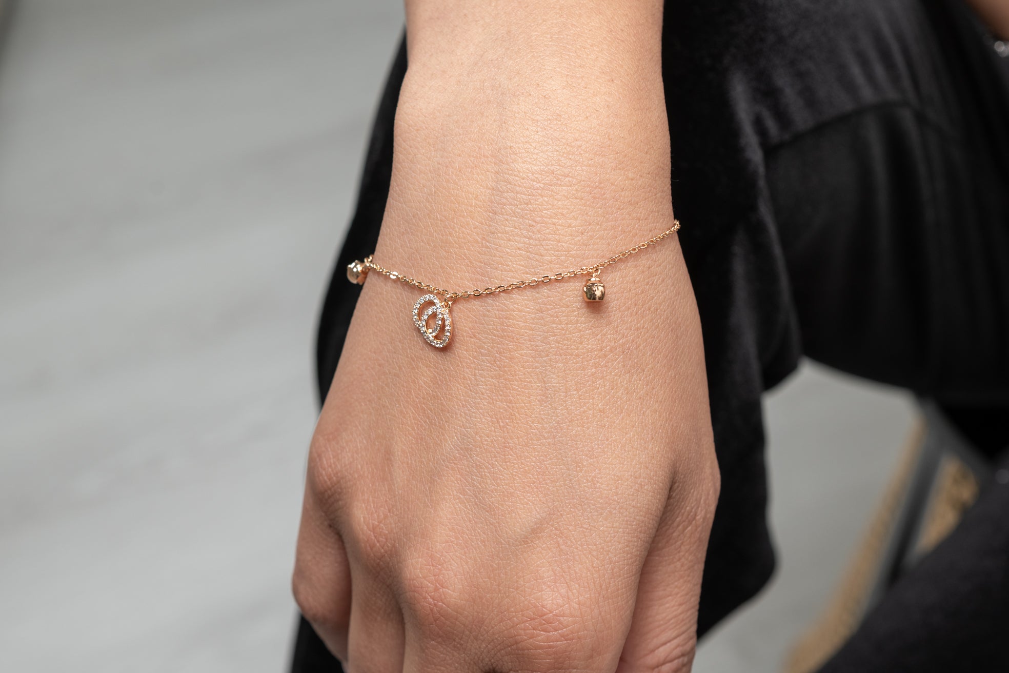 harma jewelry 14k gold plated divine collection Body and Mind Harmony Bracelet