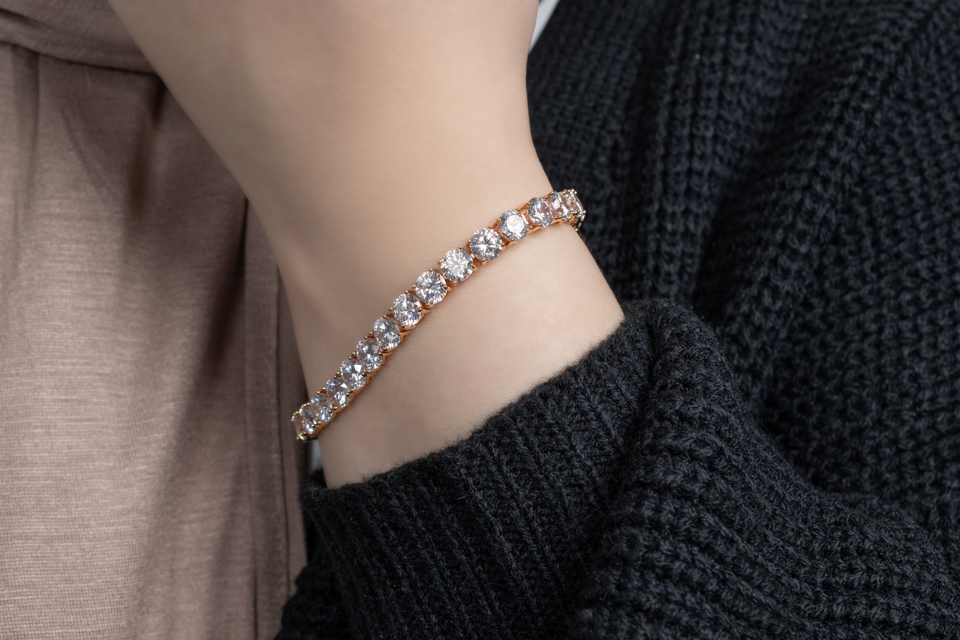 Harma Jewelry Mystical Gold Tennis Bracelet