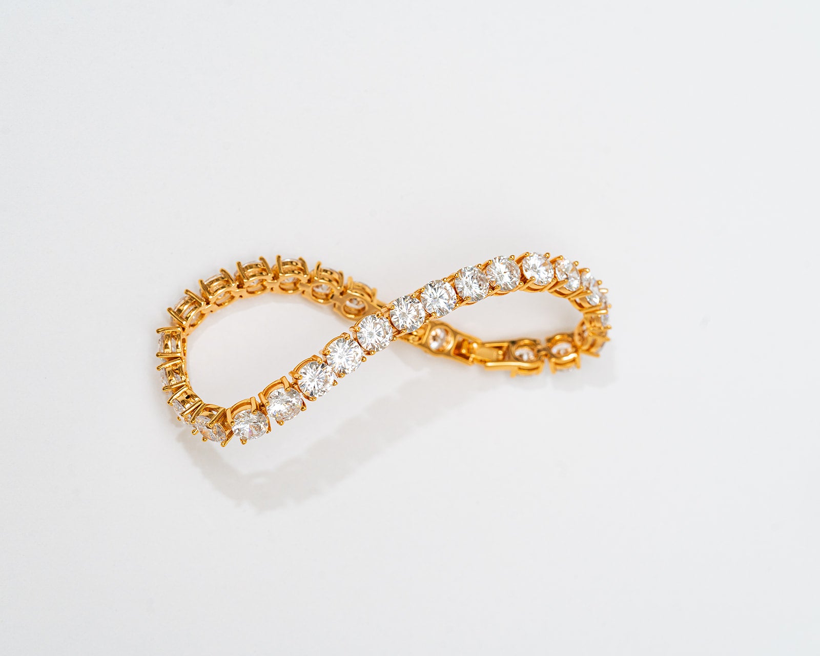 Harma Jewelry Mystical Gold Tennis Bracelet - faith-inspired 18K gold plated bracelet for women