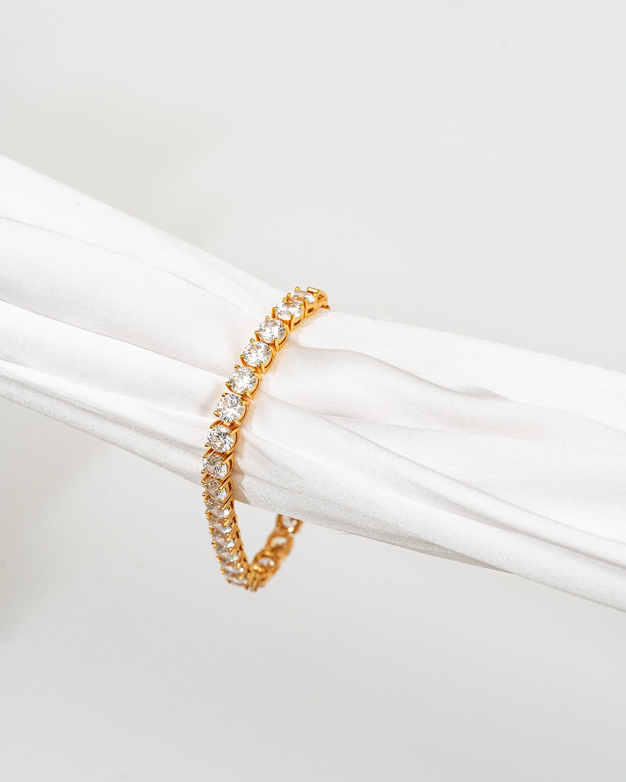 Harma Jewelry Mystical Gold Tennis Bracelet