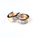 Harma Essential Two-tone Baguette Hoop Earrings - HARMA