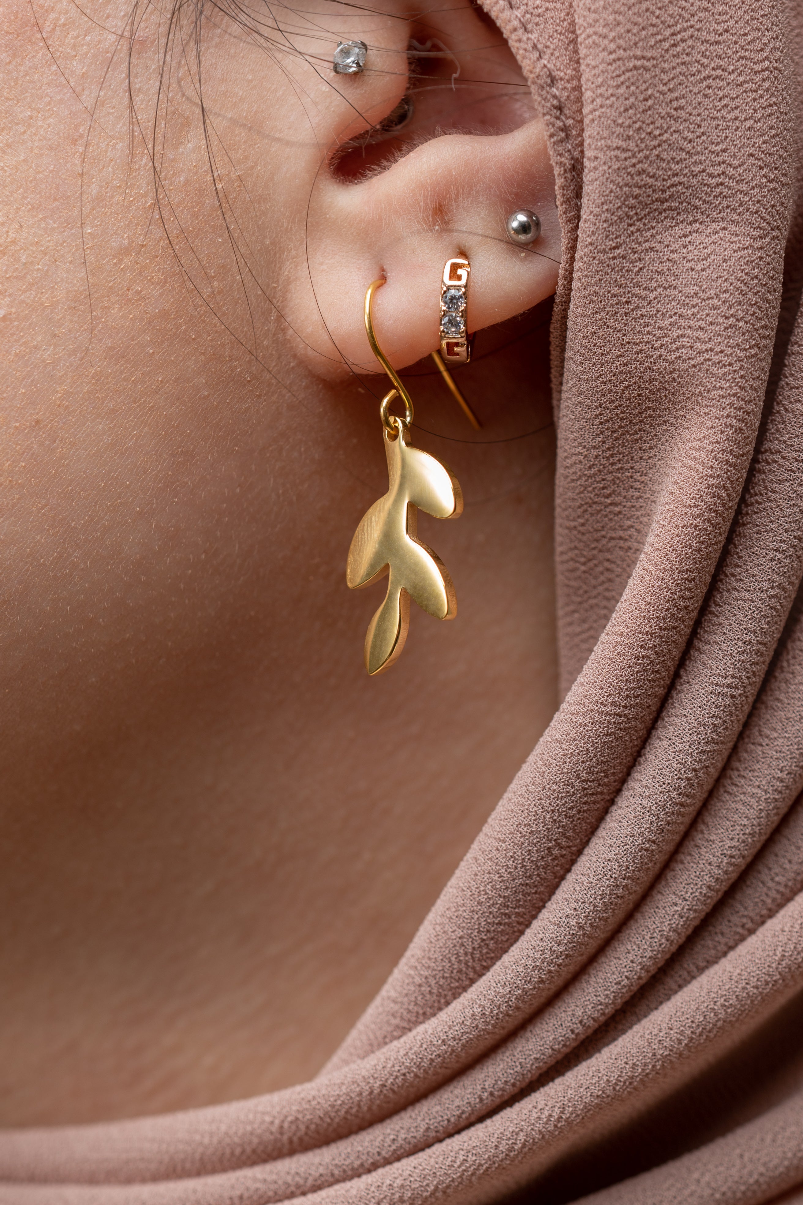 Harma Olive Branch of Hope Dangle Earrings - HARMA