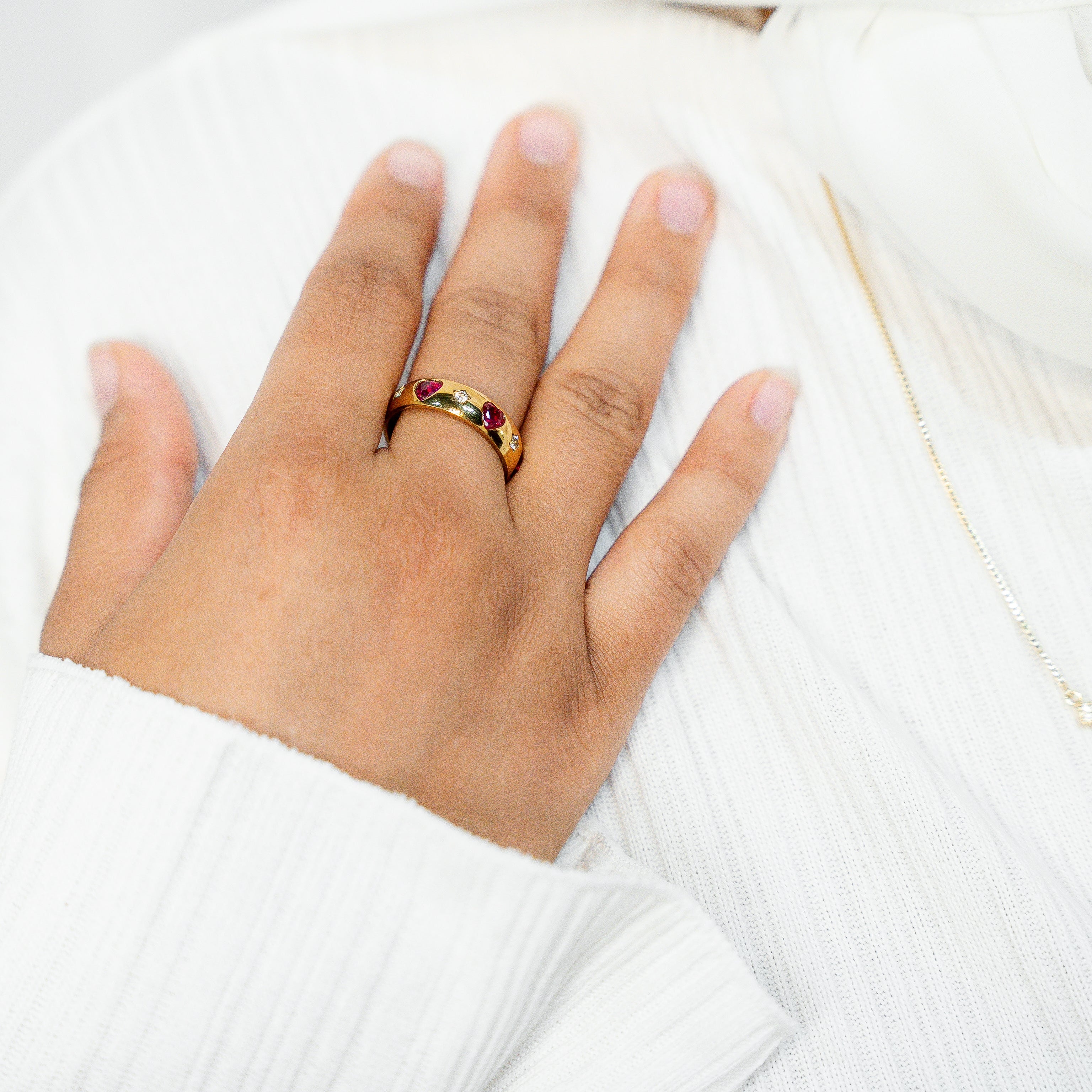 I Am Loved Among Stars Band Ring - HARMA