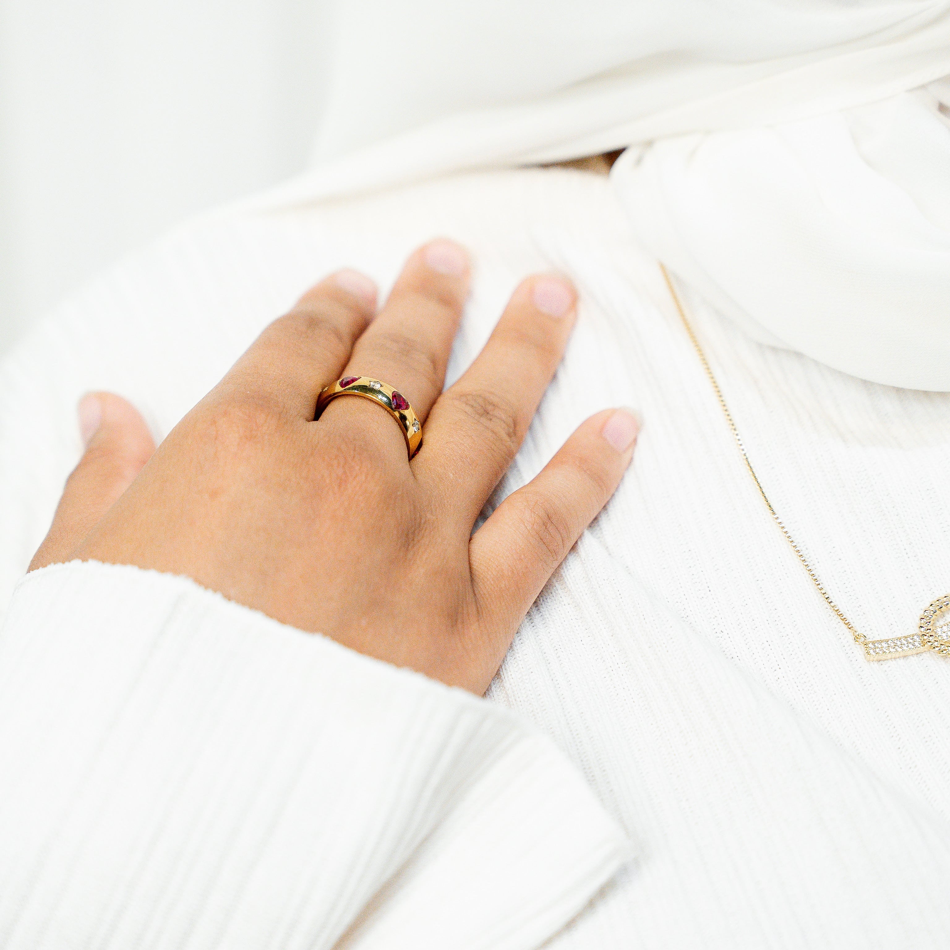 I Am Loved Among Stars Band Ring - HARMA